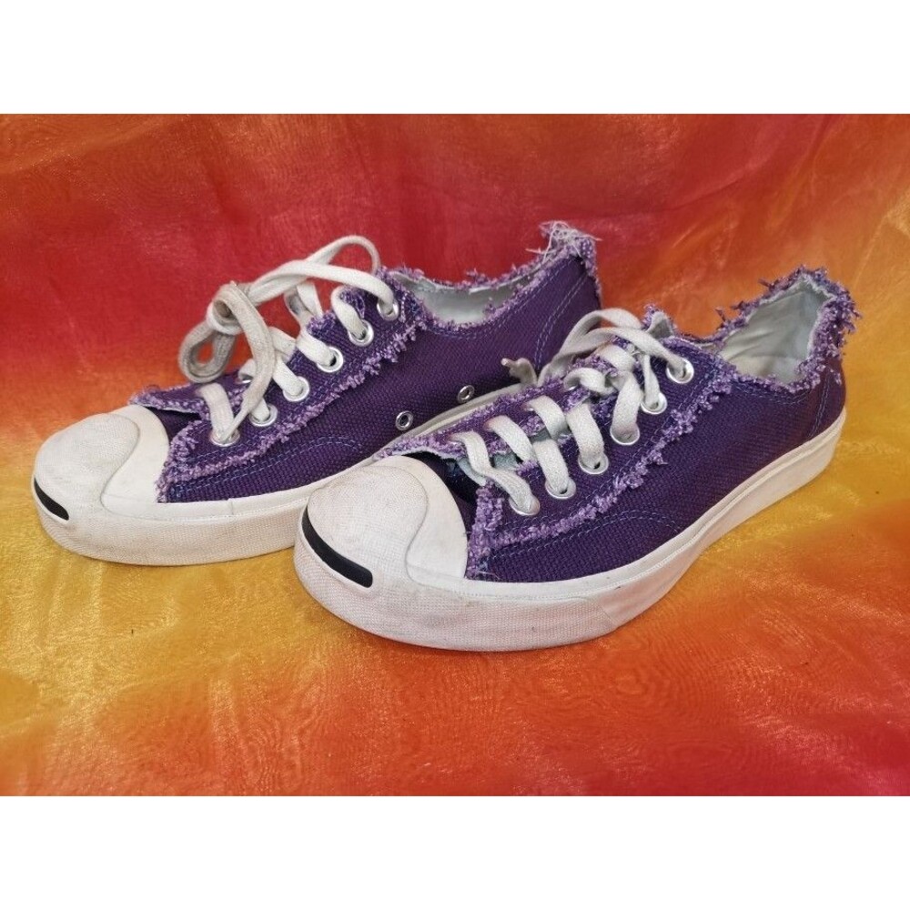 Converse Unisex Jack Purcell Purple Modern Low Sneakers Men Sz 5.5 Women Size 7